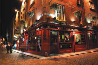 Uno dei Pub storici di Dublino a Temple Bar